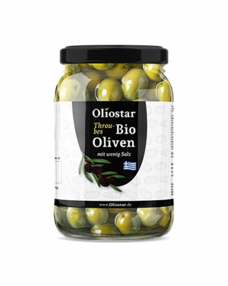 Throubes Bio Oliven mit wenig Salz